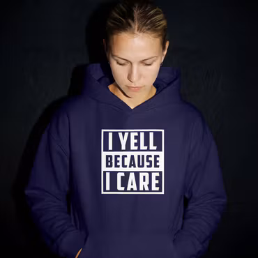 Hettegenser "I yell"