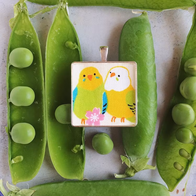 Aunties with budgies