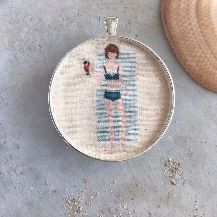 On the beach