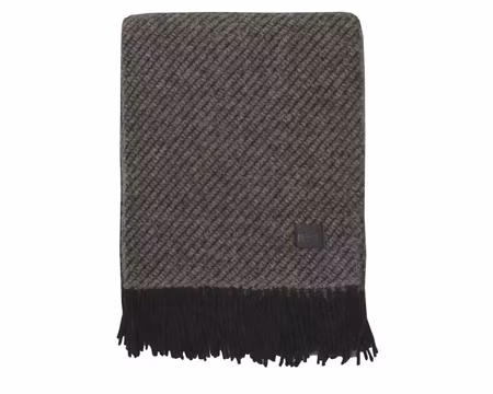 Aukland ullpläd 130x170 Grå