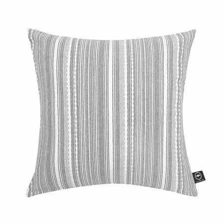 Kuddfodral Ebba Mörkgrå/Beige 45x45 cm