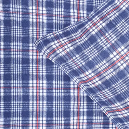 Örngott Lycksele Mörkblå/Vit/Mörkröd 50x60 cm