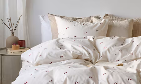 Bäddset Körsbär Sand 150x210 cm