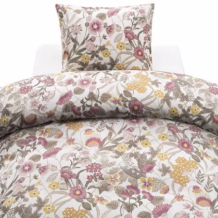 Bäddset Blombacken Rosa 150x210 cm