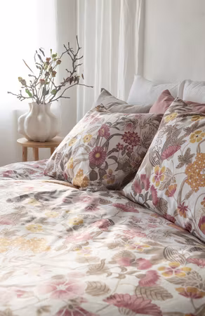 Bäddset Blombacken Rosa 150x210 cm