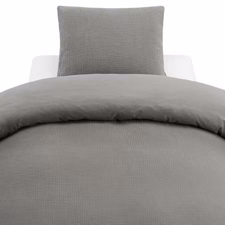 Bäddset Rolling Grå Enkeltäcke 150x210