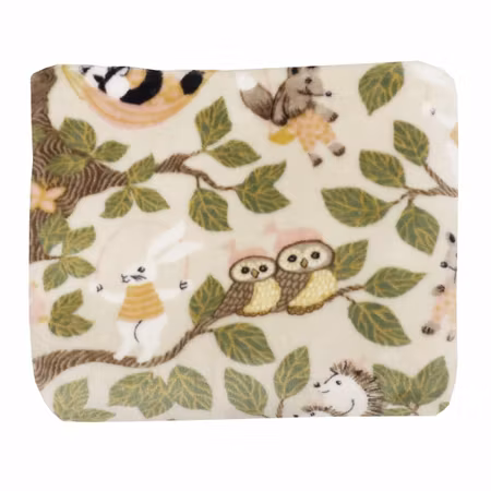 Skogsliv Pläd Beige 130x150