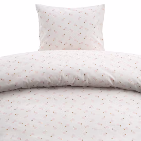 Bäddset Päron Rosa Enkeltäcke 150x210