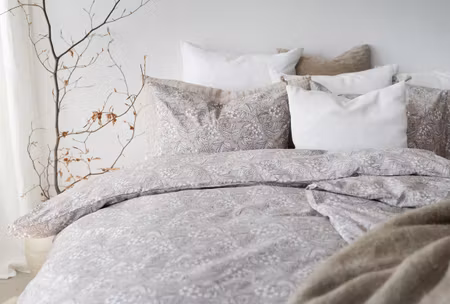 Blackberry Doeskin Bäddset Borganäs of Sweden Enkeltäcke 150x210