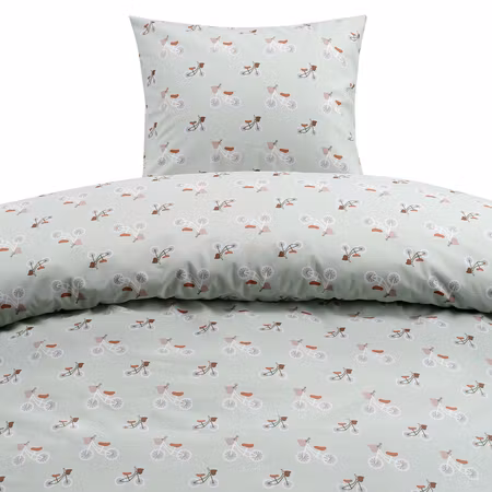 Bäddset Plingeling Grön Enkeltäcke 150x210