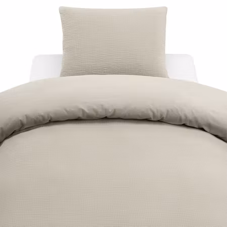 Bäddset Rolling Beige Enkeltäcke 150x210