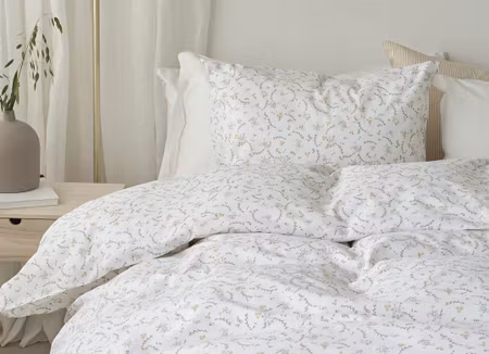 Bäddset Vilja Gul Enkeltäcke 150x210