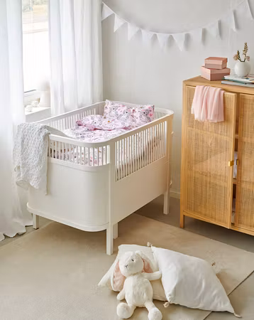 Bäddset Enhörning Rosa Spjälsäng 100x130 cm