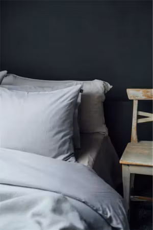 Bäddset Runmarö Linne/Vit 150x210 cm – Ekologiskt i bomull