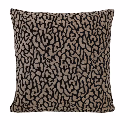 Dillon Kuddfodral Beige/Svart Leopard 45x45