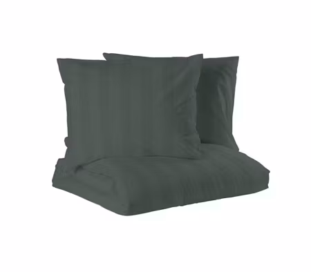 Mirage Bäddset Satin Mörkgrön Dubbeltäcke 220x210