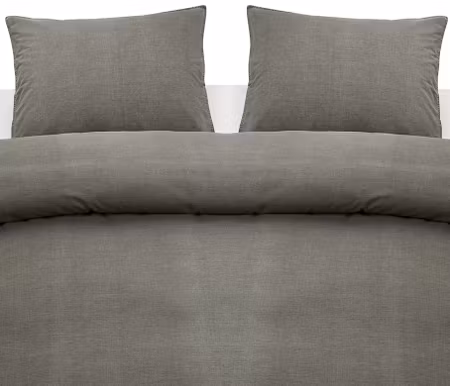 Washed Grå Bäddset Dubbeltäcke 220x210