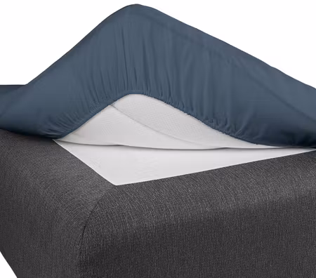 Dra på lakan Marinblå