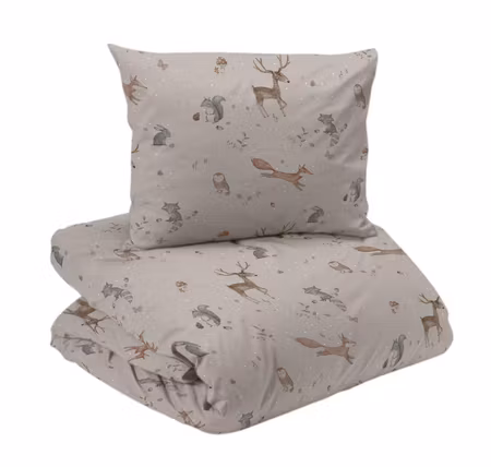 Stampe Beige Bäddset Enkeltäcke 150x210 Redlunds