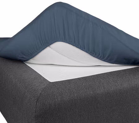 Dra på lakan Marinblå Borganäs of Sweden