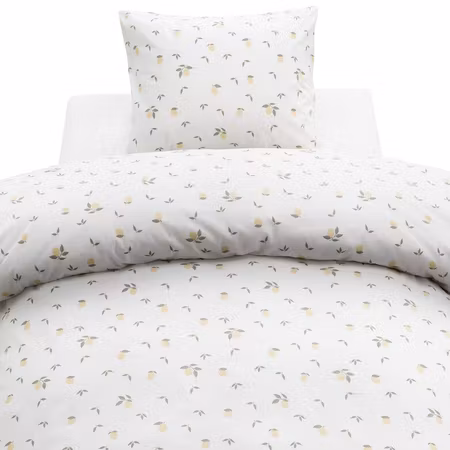 Lemons Gul Bäddset  Borganäs of Sweden Enkeltäcke 150x210