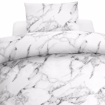 Marmor Vit Bäddset Borganäs of Sweden Enkeltäcke 150x210