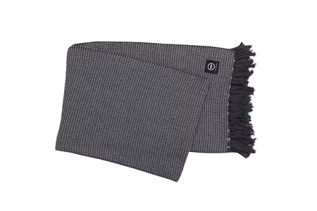 Pläd Valter, Mörkgrå/Grå Återvunnen By Wille