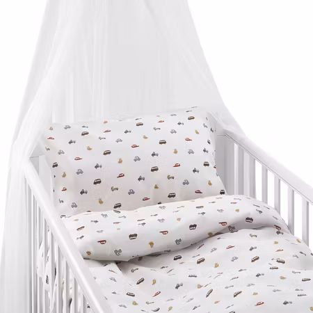 Bäddset John Beige Borganäs of Sweden Spjälsäng 100x130