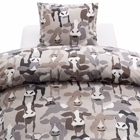 Bäddset Kossor Sand Borganäs of Sweden  Enkeltäcke 150x210