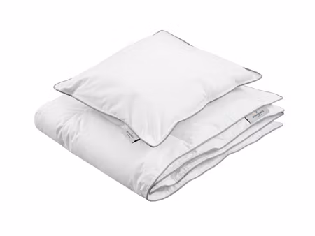 Lyxfiber Kudde 28x35 cm + Täcke 70x80 cm för Barnvagn  Borganäs of sweden