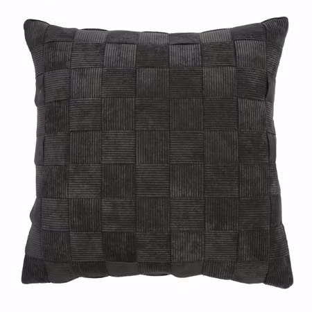 Check kuddfodral Grå 45x45 Redlunds