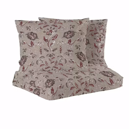 Bäddset Ingela satin kingsize Mullvad 220x210 Redlunds