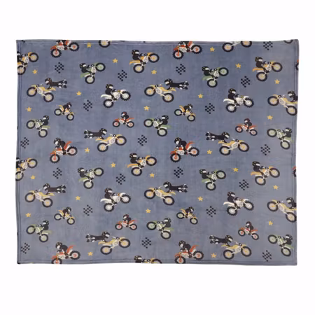 Bikes Pläd 130x170 Denim Redlunds