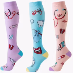 Stödstrumpor, vård