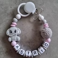 Napphållare, grå elefant