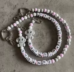 Nyckelkedja, grå elefant