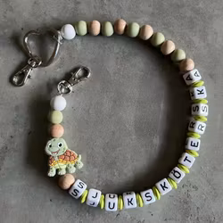 Nyckelkedja, grön sköldpadda