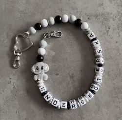 Nyckelkedja, grå elefant