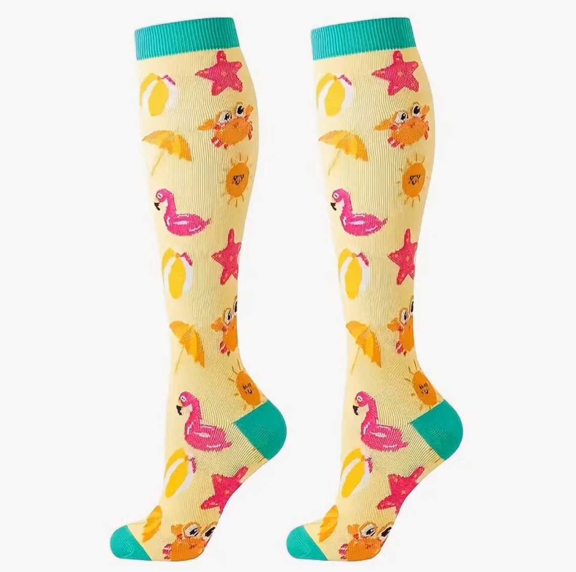 Stödstrumpor, sommar