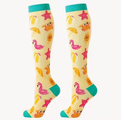 Stödstrumpor, sommar