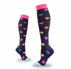 Stödstrumpor, hjärta