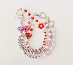 Nyckelkedja, stetoskop med blomma