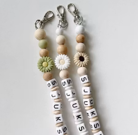 Nyckelkedja, mini blomma