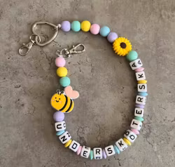 Nyckelkedja, bi, sommar