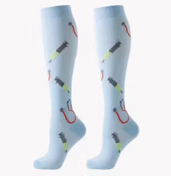 Stödstrumpor, night shift nurse