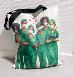 Tygväska, vårdpersonal