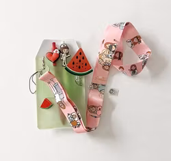 Elastisk korthållare, vattenmelon, mini