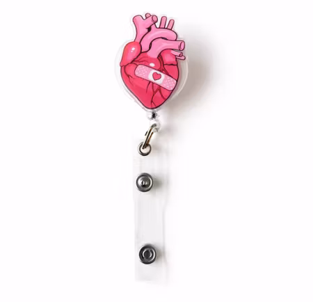 Elastisk korthållare, hjärta