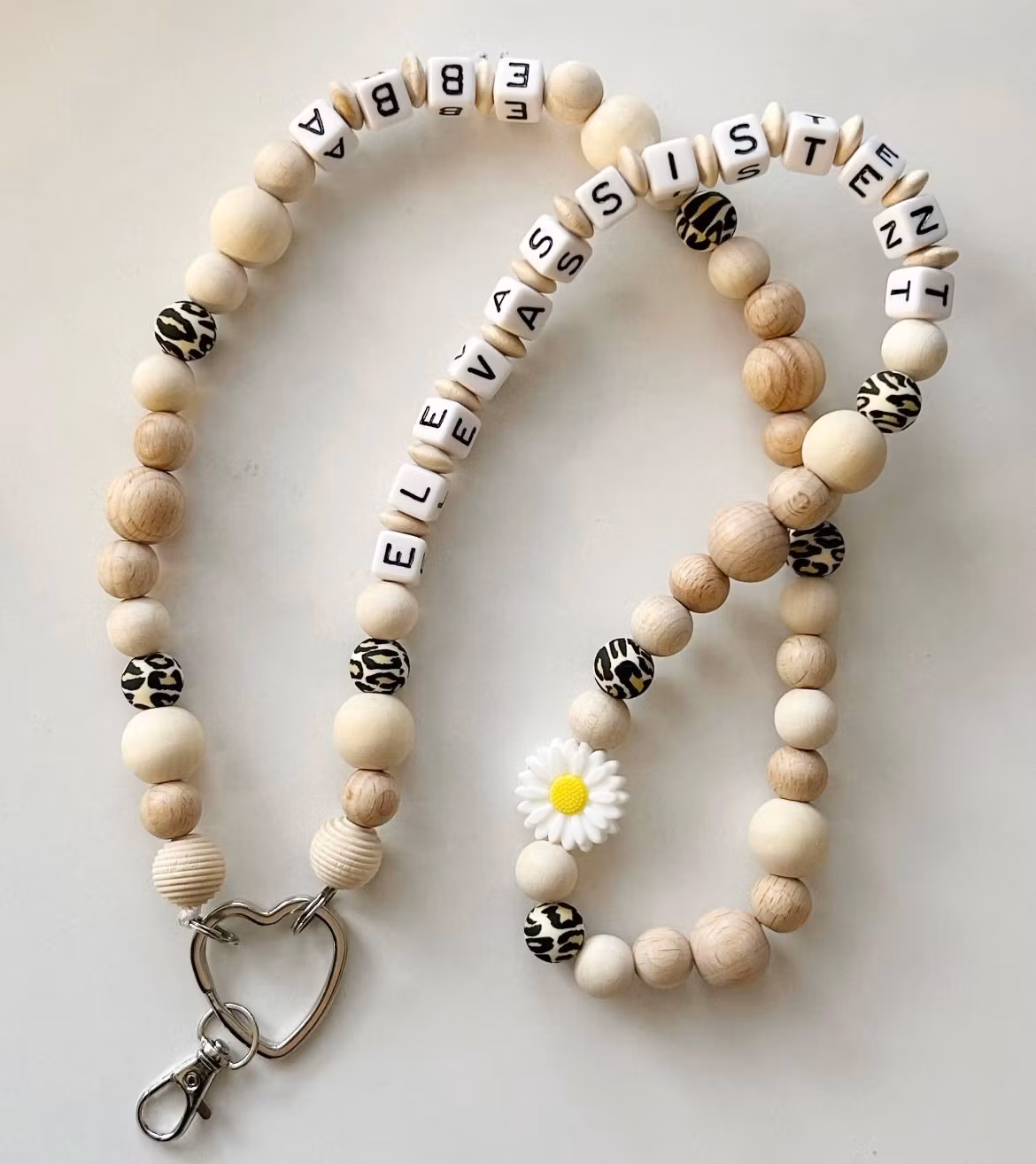 Halsbandskedja, leo, neutral blomma