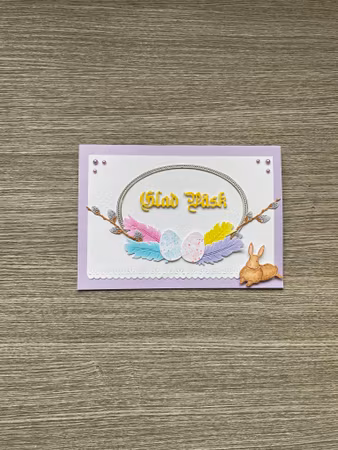 Handgjort kort "Påskägg"